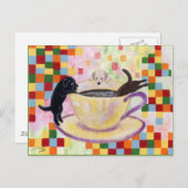 Coffee Labradors Postkarte (Vorne/Hinten)