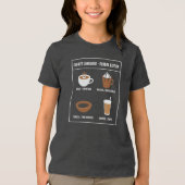 Coffee Language Globale Edition Tri-Blend Shirt (Vorderseite)