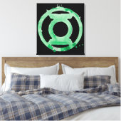 Coffee Lantern Symbol - Grün Leinwanddruck (Insitu (Schlafzimmer))