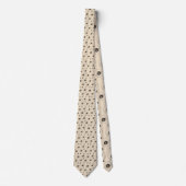 Coffee Latte Lovers Custom Necktie Krawatte (Vorderseite)