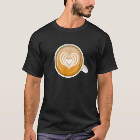 Coffee Latte Macchiato Barista Coffee Beans Coffee T-Shirt (Vorderseite)