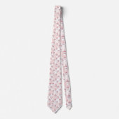 Coffee Latte Pink Custom Necktie Krawatte (Vorderseite)