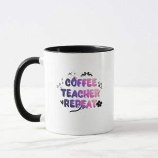Coffee Lehrer Wiederholung Tasse – Lustiges Gesche