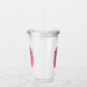 Coffee Letter A: Monogram Initial  Acryltrinkbecher (Rechts)