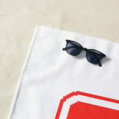 Coffee Level Critical Strandtuch (Beispiel)