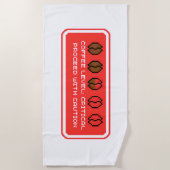 Coffee Level Critical Strandtuch (Vorderseite)