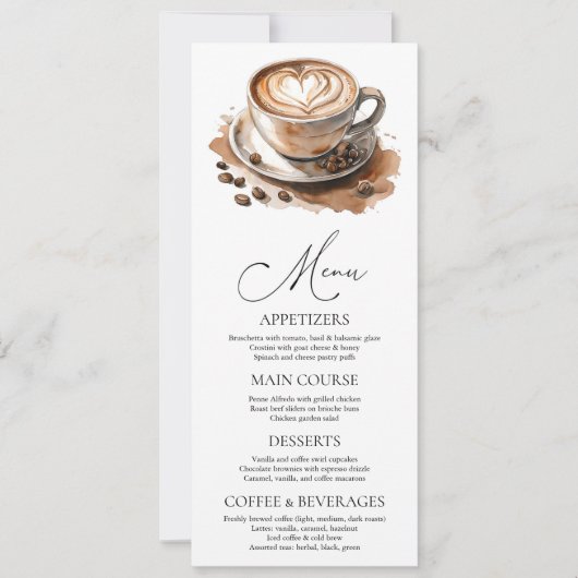 Coffee Liebe brodelt Brautparty Einladung (Vorderseite)