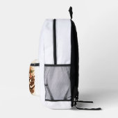 Coffee-Liebe Floral Bedruckter Rucksack (Rechts)