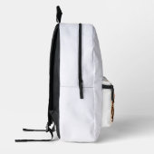Coffee-Liebe Floral Bedruckter Rucksack (Links)