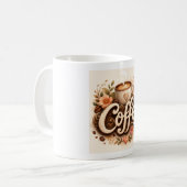 Coffee-Liebe Floral Kaffeetasse (Vorderseite Links)