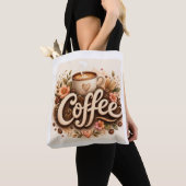 Coffee-Liebe Floral Tasche (Von Nahem)
