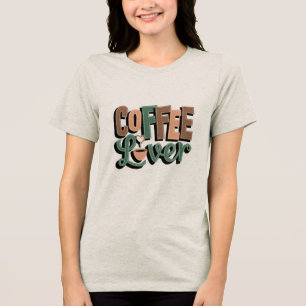 Coffee Life Line" Funny Coffee Lover T-Shirt Tri-Blend Shirt