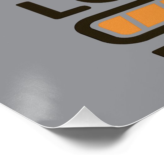 Coffee Loading Please Wait- Funny Morning Caffeine Poster (Ecke)