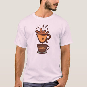 Coffee Loops T - Shirt Design