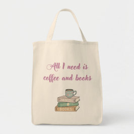 Coffee love book lover bag tragetasche