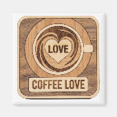 Coffee Love, Heart Magnet (Vorne)