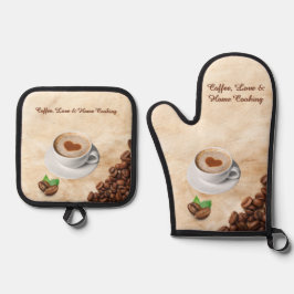 Coffee, Love & Home Cooking Kitchen Set