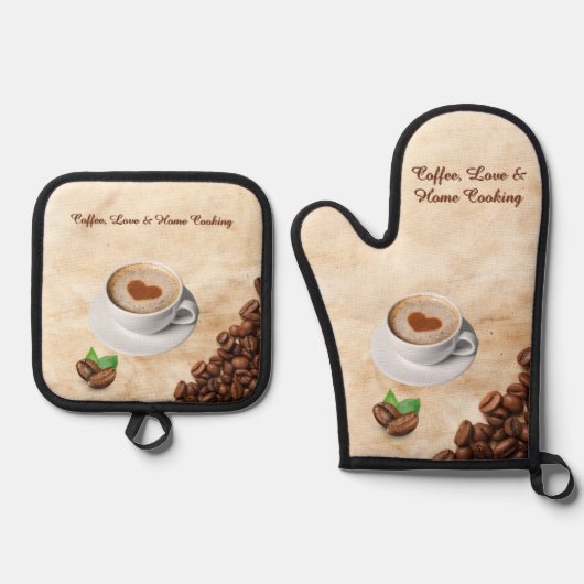 Coffee, Love & Home Cooking Kitchen Set (Vorderseite)