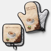 Coffee, Love & Home Cooking Kitchen Set (Vorderseite/Rückseite)