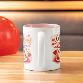 Coffee Love in a Cup Personalized Coffee Lover mug Zweifarbige Tasse