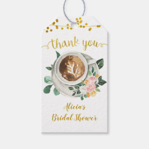 Coffee Love is Brewing Bridal Dusche Geschenk Tag Geschenkanhänger