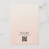 Coffee Love is Brewing QR-Code-Brautjunggesellinne Einladung (Rückseite)
