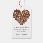 Coffee Love is Brewing Shower Thank You Favor Geschenkanhänger (Vorderseite)