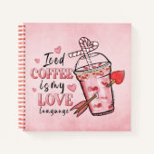 Coffee Love Notebook Notizblock (Vorderseite)