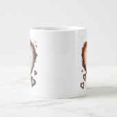 Coffee Love Valentine Gift, Dear Coffee Jumbo-Tasse (Vorderseite)