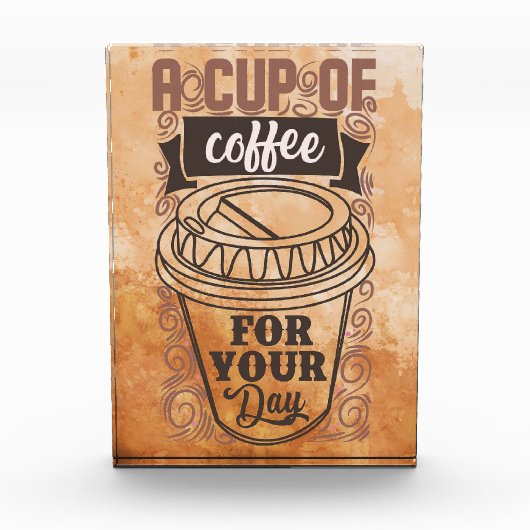 Coffee Lover A Cup Of Coffee Fotoblock (Vorderseite)