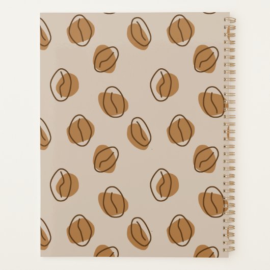 Coffee Lover Apprecife Gift Activity Director Planer (Rückseite)