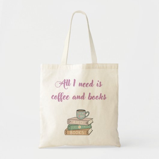 Coffee lover bag book lover bag tragetasche (Vorne)