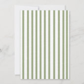 Coffee Lover Bebe Brewing Brunch Green Baby Shower Einladung (Rückseite)