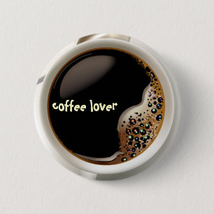 Coffee Lover Button