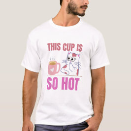 Coffee Lover Cat-Hemd T-Shirt