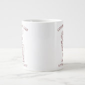Coffee Lover Club: Life Begins After Coffee Jumbo-Tasse (Vorderseite)