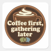 Coffee Lover Daily Ritual Sticker (Vorderseite)
