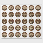 Coffee Lover Daily Ritual Sticker Geschenkpapier (Flach)