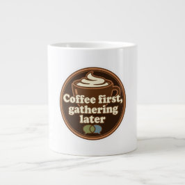 Coffee Lover Daily Ritual Sticker Jumbo-Tasse
