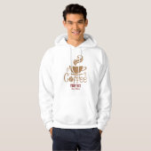 Coffee Lover Design – Minimal Coffee Cup Graphic Hoodie (Vorne ganz)