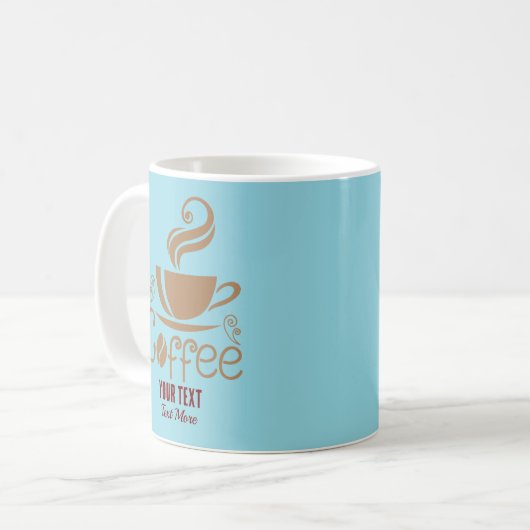 Coffee Lover Design – Minimal Coffee Cup Graphic Kaffeetasse (Vorderseite Links)