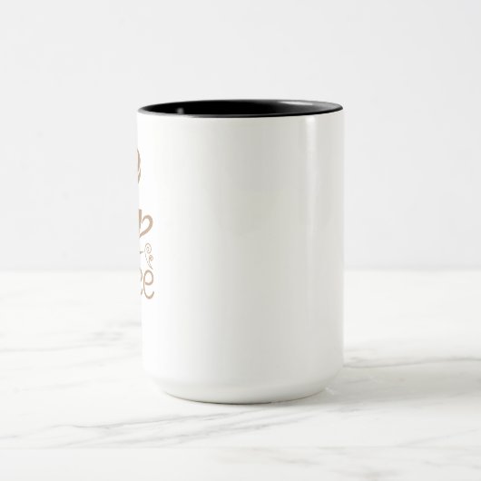Coffee Lover Design – Minimal Coffee Cup Graphic Tasse (Zentrum)