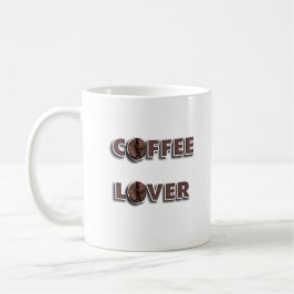 Coffee Lover Design with Real Bean Kaffeetasse