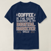 Coffee lover Digital Marketer T-Shirt (Design vorne)