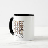 Coffee lover. Funny coffee quote.  Tasse (Vorderseite Links)