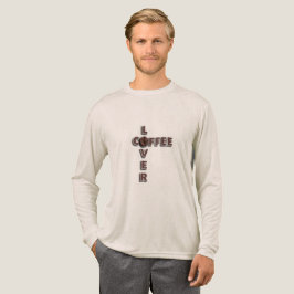 Coffee Lover Gift - Coffee Bean Design Tri-Blend Shirt