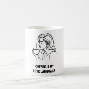 Coffee Lover Girl Tasse: Sip and Savor Kaffeetasse