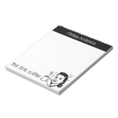 Coffee Lover Notepad Notizblock (Rotiert)