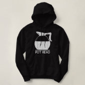 Coffee Lover Pot Head TShirt (Design vorne)
