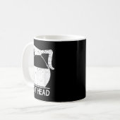 Coffee Lover Pot Head TShirt  Kaffeetasse (Vorderseite Links)